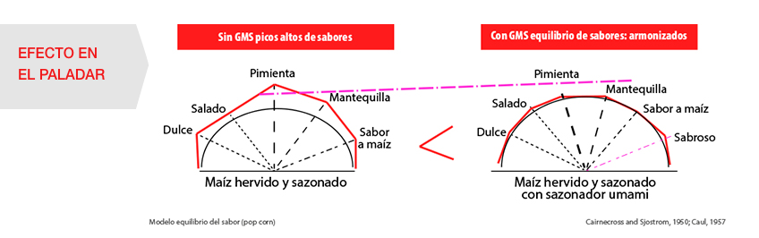 Ajinomoto Efecto paladar